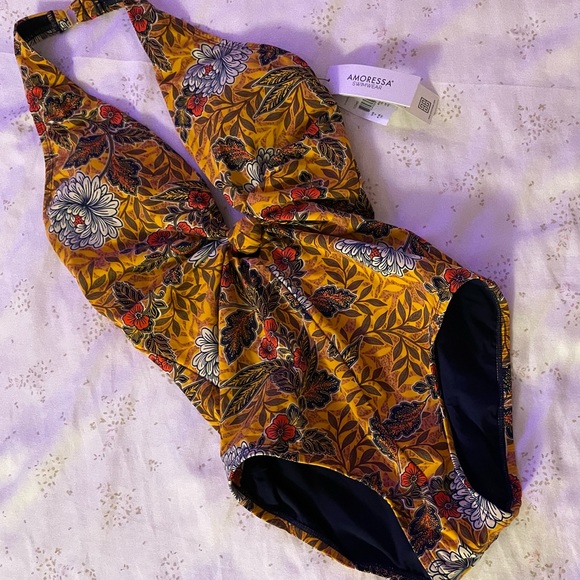 MiracleSuit Amoressa Gold Dust Rhiannon Dream One Piece NWT - Picture 8 of 8